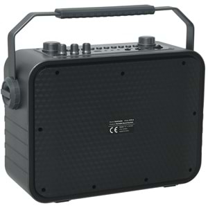 GOLD AUDİO 100W Bluetooth ve USB Girişli 2 El 1 Kafa Mikrofonlu Kayıtlı Şarjlı Portatif Amfi GTX-6 EEK