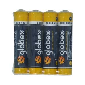 GLOBEX AAA Çinko Karbon İnce Pil 4 Lü Shirink GX-0104