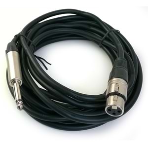 HUES Canon Dişi 6,3 Mm Erkek 5 Mt Kablo HS-110-5