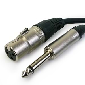 HUES Canon Dişi 6,3 Mm Erkek 5 Mt Kablo HS-110-5