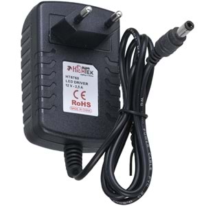 HIGHTEK 12V 2,5A Priz Tipi Adaptör HT-6760