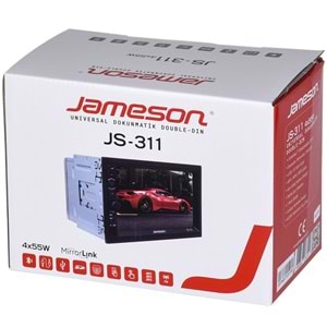 JAMESON 7'' Usb-Sd-Fm-Bt Double Teyp JS-311 BT