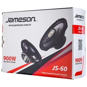 Jameson JS-60 600W 3-Yollu 6x9 Oval Oto Hoparlör