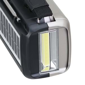 KTF 2'' Solarlı Işıklı Usb Radyo KTF-1448