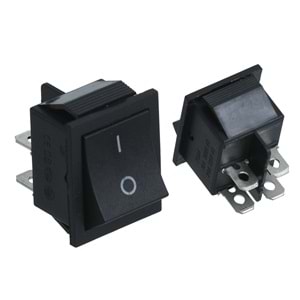 HIGHTEK Geniş Işıksız Anahtar On Off 4P LDS106