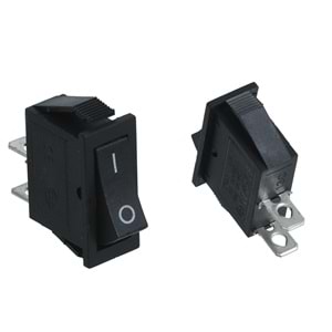 HIGHTEK Tekli Dar Işıksız Anahtar On Off 2P LDS114