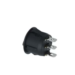 HIGHTEK Yuvarlak Işıksız Anahtar On Off On 3P LDS134