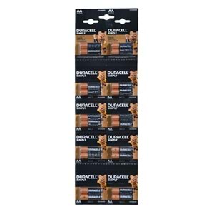 DURACELL Alkalin Kalem Pil (20 Li Blister) Aa MN-1500-20