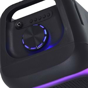 MS Bluetooth ve USB Girişli 2X8 inch Şarjlı Işıklı Müzik Sistemi MS-2039 BT