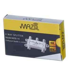 MAZA 1-4 5-2400 Mhz Splitter MZS-14