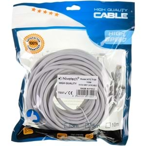 NIVATECH Cat6 15 Mt Pluglu Kablo NTC-7120