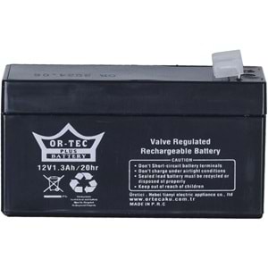 ORTEC 12V 1,3A Akü ORTEC-12V1,3