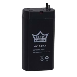 ORTEC 4V 1A Akü ORTEC-4V1