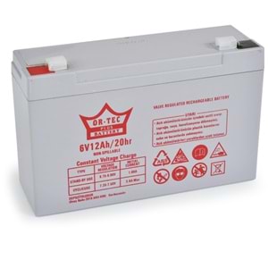 ORTEC 6V 12A Akü ORTEC-6V12