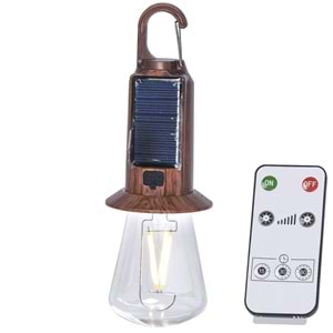 POWERDEX Su Geçirmez Güneş Enerjili Kumandalı Kamp Lambası PD-572
