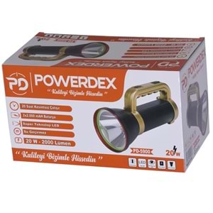 POWERDEX 20W Şarjlı Fener PD-5900