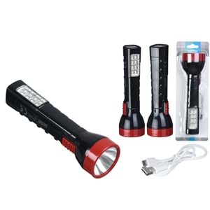 PANTHER Usb Şarjlı Fener PT-312