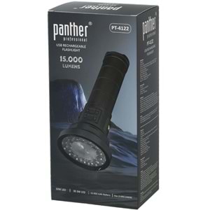 PANTHER Usb Şarjlı El Feneri PT-4122