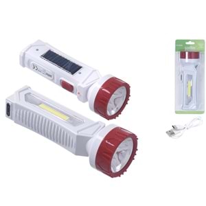 PANTHER Usb Şarjlı Solar El Feneri PT-9930