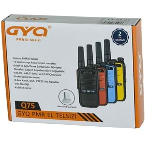GYQ 8 Kanal Pmr El Telsizi Q-75