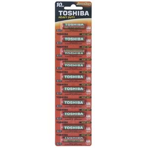 TOSHIBA AAA İnce Pil 10 Lu Kartela R03KG-10 KRT