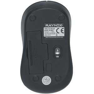 RAYNOX USB Kablolusuz Mouse (1200 DPI) – Siyah RX-M207