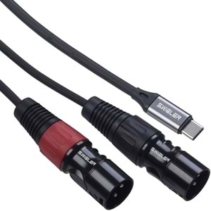 S.WIELER Type C - 2 x Xlr 2 Metre Erkek Kablo SC2X-2M
