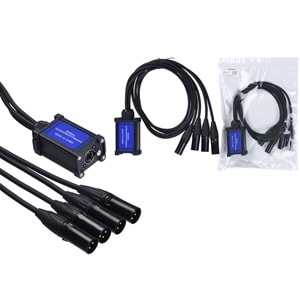 S.WIELER Cat-6 4 x Xlr Erkek Exender SCTX-4M
