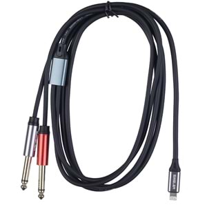 S.WIELER İphone - 2 x 6.3 mm 2 Metre Mono Kablo Sİ2M-2M