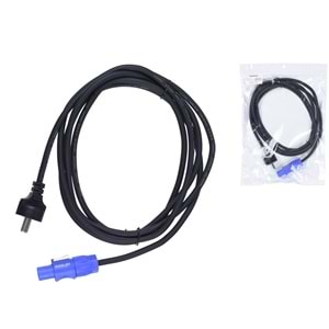 S.WIELER Powercon - 220V 3X1.5 mm Kablo Uzunluğu: 5 Metre SPV-5M