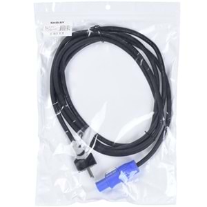 S.WIELER Powercon - 220V 3 X 1.5 mm 5 Metre Kablo SPV-5M