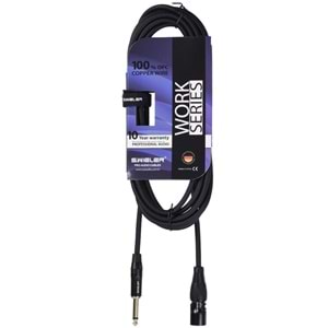S.WIELER Xlr Erkek - 6.3 mm 5 Metre Mono Kablo SXM-5M