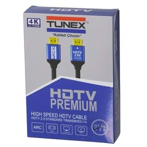 TUNEX 3 Mt 4K Profesyonel HDMI Kablo THD-3 4K