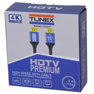 TUNEX 5 Mt 4K Profesyonel HDMI Kablo THD-5 4K