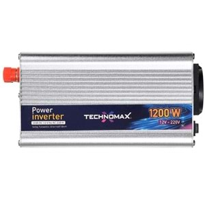 TECHNOMAX 12V 1200W Modifiye Sinüs İnverter TM-9203