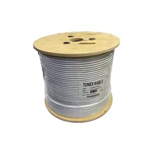 TUNEX Rg6-U4 Ccs 64 Tel Kablo 300 MT TNX-064-300