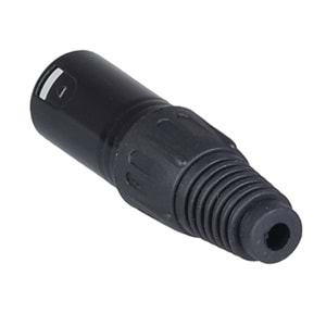 TUNEX Black Metal Xlr Canon Erkek Jak TNX-4813 BK