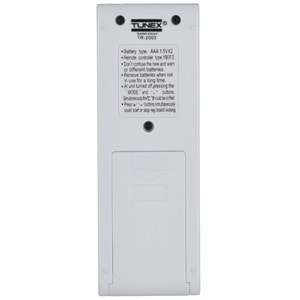 TUNEX Gree Yb1fa - Artiko Klima Kumandası TR-2003