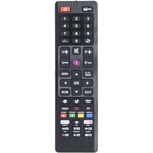 TUNEX Vestel Çift Kod Mor Tuş Yotube Netflix Tv Akıllı Kumanda TR-218