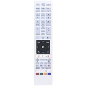 TUNEX Toshiba Netflix Youtube Tuşlu Akıllı Led Tv Kumanda TR-763