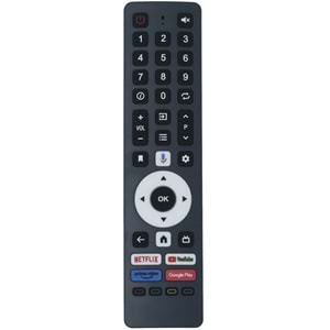 TUNEX Botech-Conti-Wismann Android Tv Ses Komutlu Kumanda TR-852