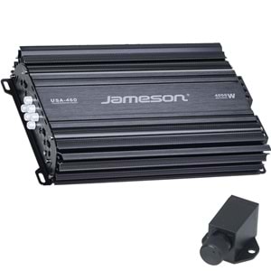 JAMESON 4 Kanal Bas Kontrollü 4000W Oto Amfi USA-460
