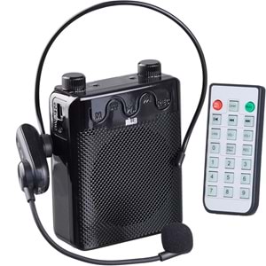 WÖLLER 50W Bluetooth ve USB Girişli Kayıtlı Şarjlı Rehber Amfisi V-807