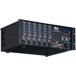 WÖLLER 100V - 8 OHM 300W 6 Kanal Power Mikser Amfi W-2300