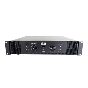 WÖLLER 2X200W 70-100V 2 Ch Power Amfi W-2400