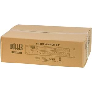 WÖLLER 150W 100V 6 Bölge Kontrollü Amfi W-6150