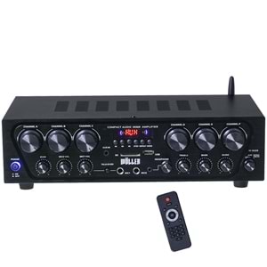 WÖLLER 6 Kanal 600W Mikser Amplifikatör W-6420