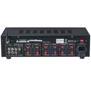 WÖLLER 6 Kanal 600W Mikser Amplifikatör W-6420