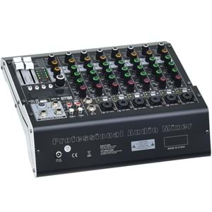 WÖLLER 8 Kanal 99 Dsp Usb-Bt Deck Mikser W-809