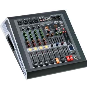 WÖLLER 4 Kanal 2X350W Usb-Bt +48V 16 Dsp Efect Power Mixer W4-R700